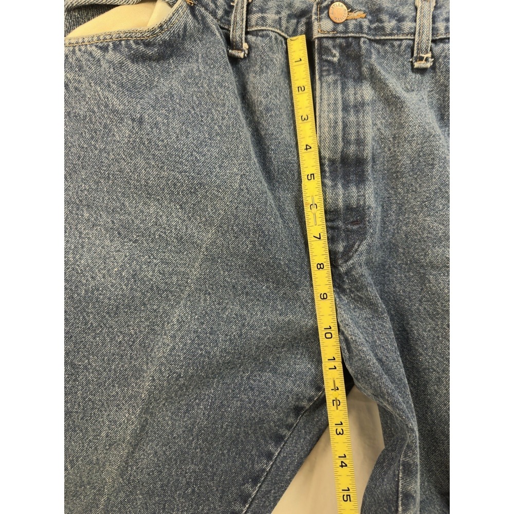 VTG‎ Rustler Bootcut Baggy Jeans Mens 40x30* Vintage Denim Made In USA - Picture 13 of 16